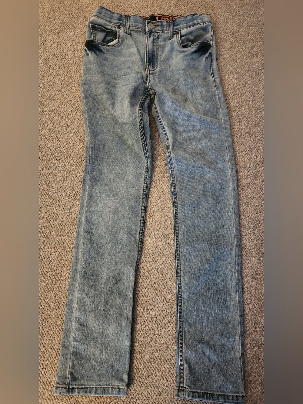Boy's Levi Strauss Classic 510 Light Blue Jeans